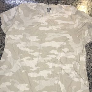 Aerie distressed tee shirt! camo!